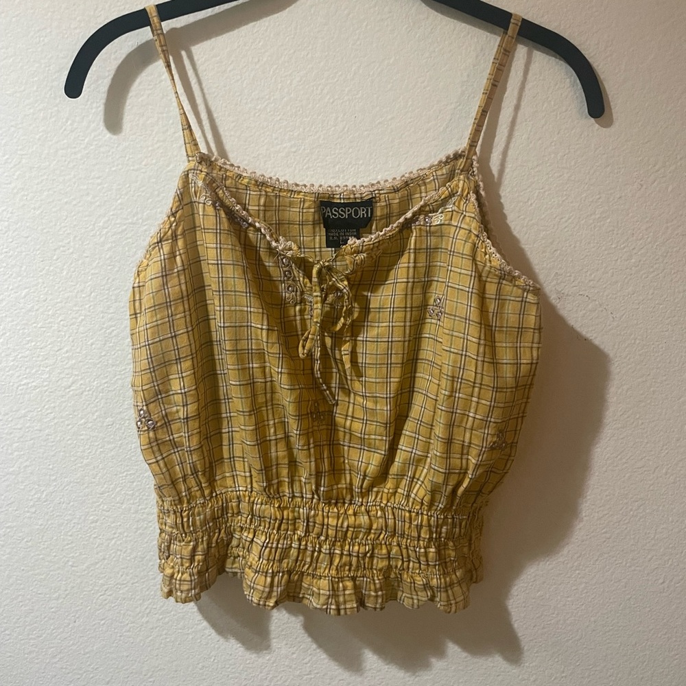 Vintage Passport Cotton Tank Top